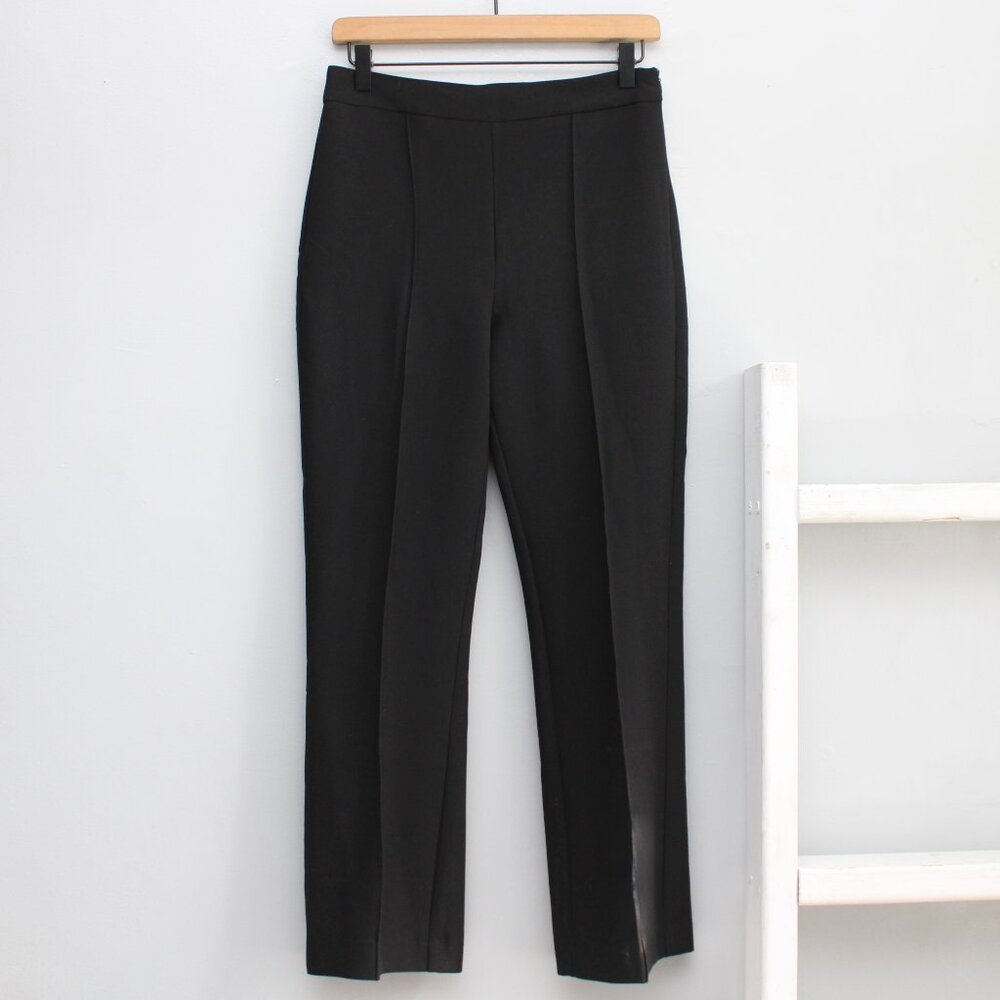 MANGO Women's Black Kick Trousers Flare Pants Size 6 NWT
